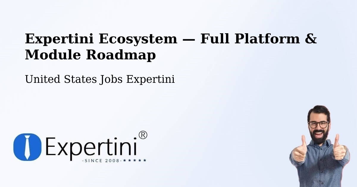 Expertini Ecosystem — Full Platform & Module Roadmap – Winlock